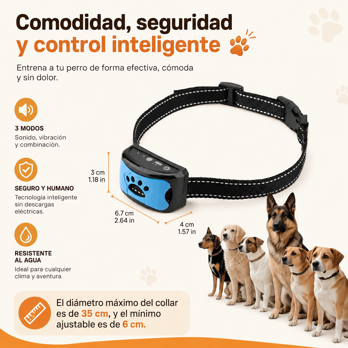 Collar antiladridos